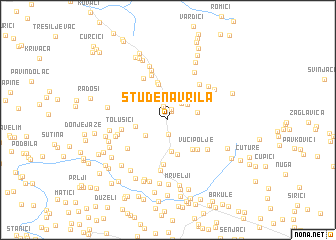 map of Studena Vrila