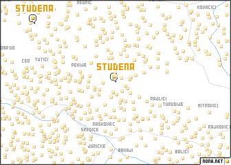 map of Studena