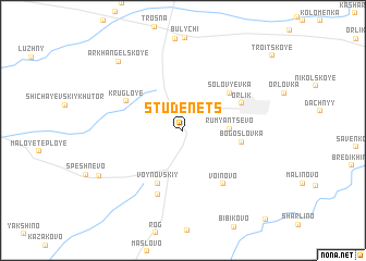 map of Studenets
