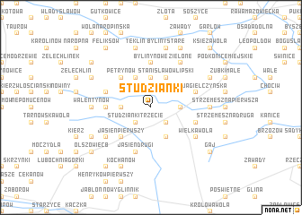 map of Studzianki