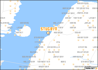 map of Stugbyn