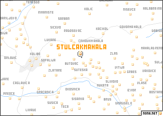 map of Stulčak Mahala