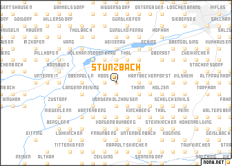 map of Stünzbach