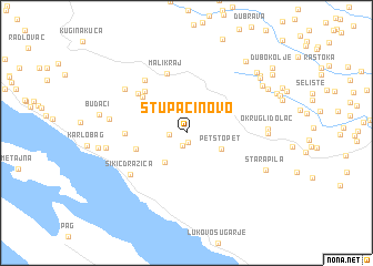 map of Stupačinovo