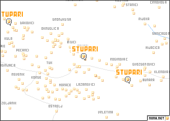 map of Stupari