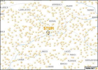 map of Stupi