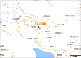 map of Sturba