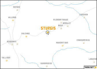 map of Sturgis