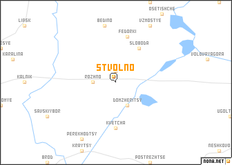 map of Stvolʼno