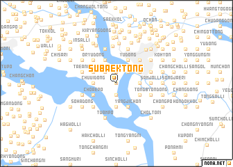 map of Subaek-tong