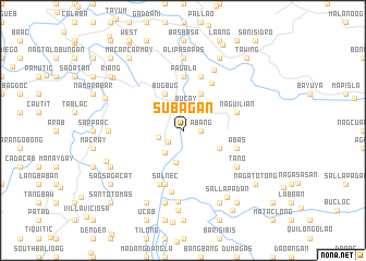 map of Subagan