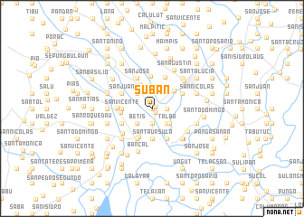 map of Suban