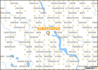 map of Subarnapur