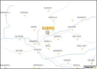 map of Subaşı