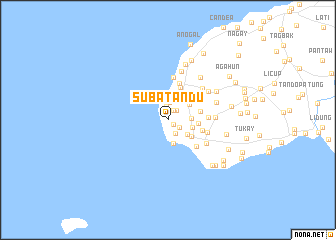 map of Subatandu