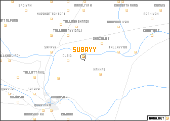 map of Şubayy