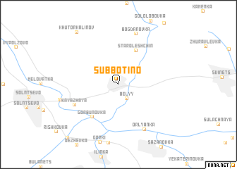 map of Subbotino