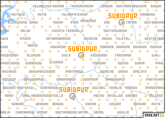 map of Subidpur