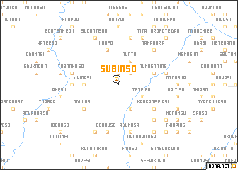 map of Subinso