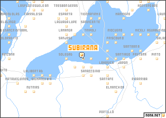 map of Subirana