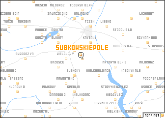 map of Subkowskie Pole