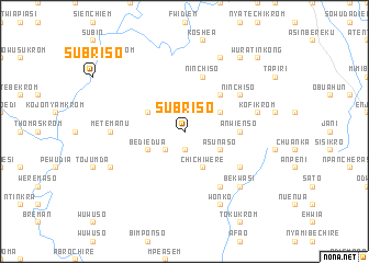 map of Subriso