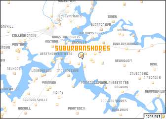 map of Suburban Shores