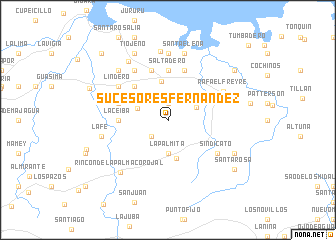 map of Sucesores Fernández