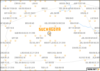 map of Sucha Góra