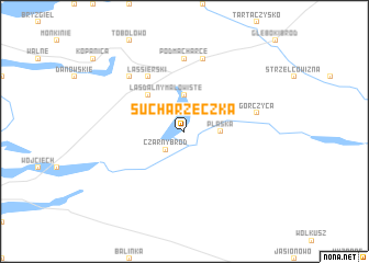 map of Sucha Rzeczka