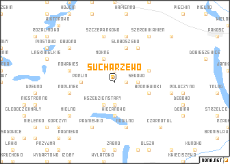 map of Sucharzewo