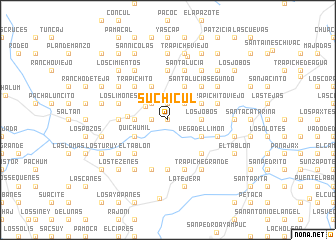 map of Suchicul