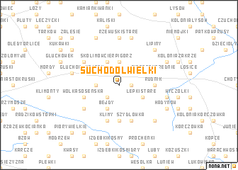 map of Suchodół Wielki