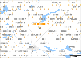 map of Suchodoły