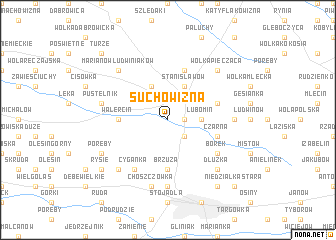 map of Suchowizna
