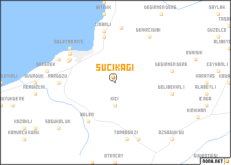 map of Suçıkağı