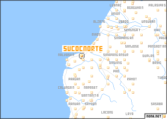 map of Sucoc Norte