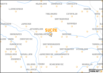 map of Sucre