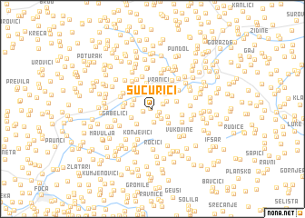 map of Šućurići