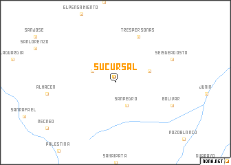 map of Sucursal