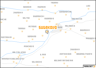 map of Sudakovo