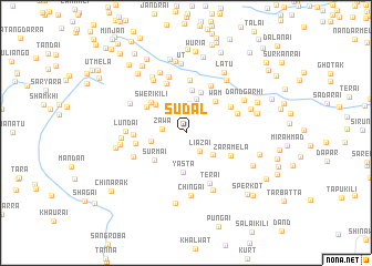 map of Sudāl