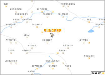 map of Sudarbe