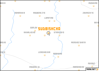 map of Sudbishcha