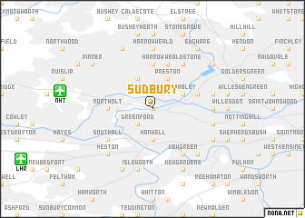 map of Sudbury