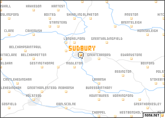 map of Sudbury