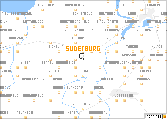 map of Südenburg