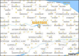 map of Südensee