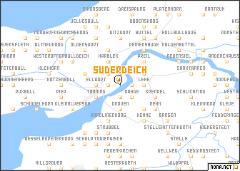 map of Süderdeich