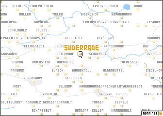 map of Süderrade